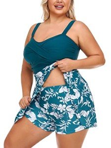 Summer Mae Plus Size Two Piece Swimdress 22