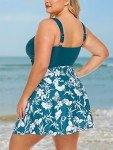 Summer Mae Plus Size Two Piece Swimdress 22
