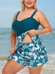 Summer Mae Plus Size Two Piece Swimdress 22
