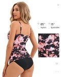 Two-Piece Tummy Control Tankini with Shorts