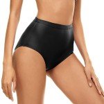 Bellecarrie Women's High Waisted Black Bikini Bottoms