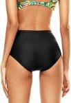 Bellecarrie Women's High Waisted Black Bikini Bottoms