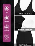 Hanna Nikole Plus Size Black Tankini Set