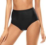 Bellecarrie Women's High Waisted Black Bikini Bottoms