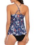 Floral Tummy Control Tankini Swimsuit for Women