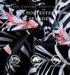 Black Leaf Women's Tankini Swimwear Set XL