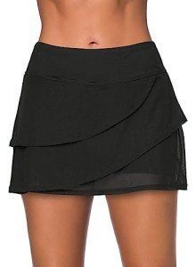 Vozobi Women's High Waist Ruffled Swim Skirt