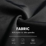 Women's Mid-Waisted Black Boardshorts Swim Capris 2XL