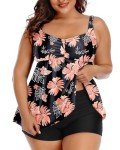 Aqua Eve Women's Plus Size Tankini with Shorts