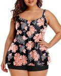 Aqua Eve Women's Plus Size Tankini with Shorts