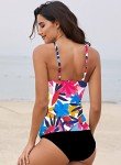 High Neck Tankini Two Piece Swimsuit for Women 2XL