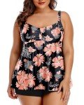 Aqua Eve Women's Plus Size Tankini with Shorts
