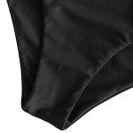 ZAFUL Women's Tropical Leaf Knotted Tankini Set