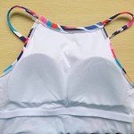 High Neck Tankini Two Piece Swimsuit for Women 2XL