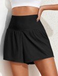 High Waisted Tummy Control Swim Shorts for Women