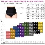 COCOPEAR Women's Retro Ruched High Waisted Bikini