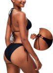 OZICERD Women's Sexy Black Bikini Set