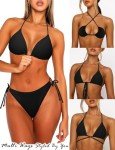 OZICERD Women's Sexy Black Bikini Set