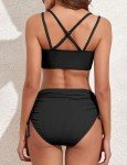 Bsubseach High Waisted Tummy Control Bikini Set
