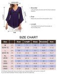 Viracy Dressy Blouses for Women V Neck 3/4 Flared Sleeve Double Layers Elastic Mesh Chiffon Tops for Wedding Guest, Buniess Casual Wear Modlily-Purple, XL