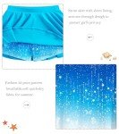 Blue Galaxy Two Piece Tankini Swimsuit for Girls