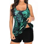 Floral High Waist Tankini Set for Women