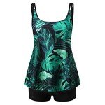 Floral High Waist Tankini Set for Women