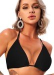 Push-Up Triangle Halter Bikini Top for Women