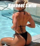 Push-Up Triangle Halter Bikini Top for Women