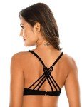 Relleciga Twist Front Underwire Bikini Top - Black