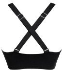 Sporty Black Bikini Top with Wide Straps