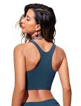 CRZ YOGA Women's Quick Dry Racerback Bikini Top