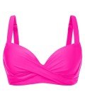 Pink Push-Up Underwire Bikini Top for Women