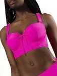 Smart & Sexy Plus-Size Underwire Bikini Top - Fuchsia