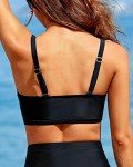 Tempt Me Women's Push-Up Bikini Top in Black