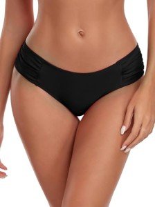 Ocean Blues Women's Full Coverage Black Bikini Bottom