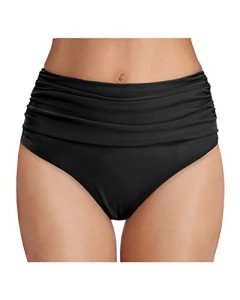 Tempt Me Women's High Waisted Tummy Control Bikini Bottom