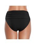 Tempt Me Women's High Waisted Tummy Control Bikini Bottom