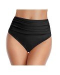 Tempt Me Women's High Waisted Tummy Control Bikini Bottom