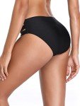 Ocean Blues Women's Strappy Black Bikini Bottom
