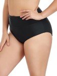 Ocean Blues Black High Waisted Plus Size Bikini