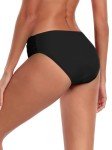 Ocean Blues Women's Full Coverage Black Bikini Bottom