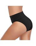 Tempt Me Women's High Waisted Tummy Control Bikini Bottom