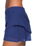 Aleumdr Women's Layered Bikini Swim Skirt - Blue