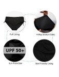 Women’s Full Coverage Mid-Waisted Bikini Bottoms - Black