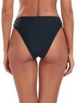 Ocean Blues Women's Black Cheeky High Leg Bikini
