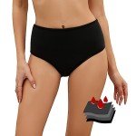 Leakproof High-Waisted Bikini Bottoms for Women