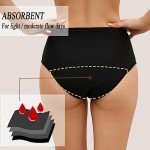 Leakproof High-Waisted Bikini Bottoms for Women