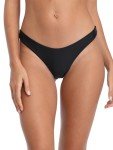 Ocean Blues Women's Black Cheeky High Cut Bikini