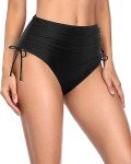 High Waisted Tie Side Bikini Bottoms for Women